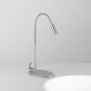 Egger DLS LED-Tischleuchte Zooom, Flexarm, platinfarben