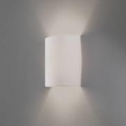 Wandleuchte Celine, weiß, Stoff, E27