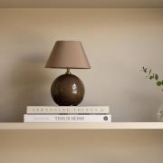 Globen Lighting Akku-Tischleuchte IRIS, braun, Höhe 23 cm