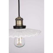 Globen Lighting Pendelleuchte COBBLER, weiß, Ø 25 cm