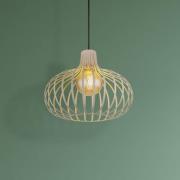 Hängeleuchte Mateo, creme/sandfarben, Metall, Ø 40 cm