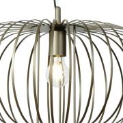 Hängeleuchte Globe, coffee, Ø 51 cm, Metall, 1-flammig, E27