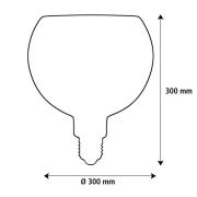 SEGULA LED Floating Filo schwarz G300 E27 6W 2.200 K dimmbar