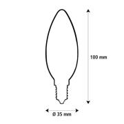 SEGULA LED Elegant Line E14 3W Kerze 2.700 K Filament dim