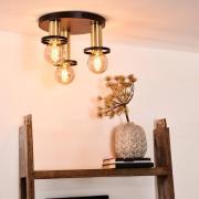 Deckenleuchte Anaka, dreiflammiges Deckenrondell