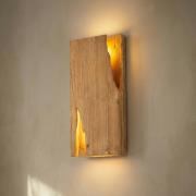 Lucande Wandleuchte Tarry, Holz, Breite 45 cm, 2 x E14