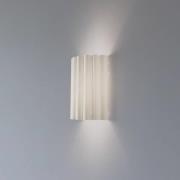Wandleuchte Aria, ecru, Microfaser, E27