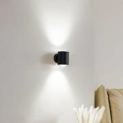 Lindby Wandleuchte Jyla, schwarz, up/down