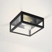 Bad-Deckenleuchte Amezola, 2-flammig, schwarz