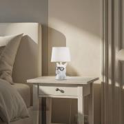 Tischleuchte Biagio, weiß, Keramik, 29 cm hoch, E14