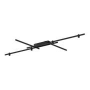 WEVER & DUCRÉ LED-Deckenlampe Trace Grid 2.0 schwarz 927