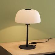 Tischleuchte Solo 2, Milchglas/schwarz