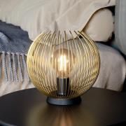 Tischlampe Venezuela, Schirm aus goldenen Stäben