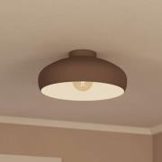 Deckenleuchte Mogano, Ø40cm, kaffeebraun