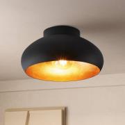 EGLO Mogano 2 Deckenleuchte, Ø28cm, schwarz/gold