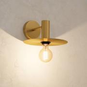 Wandleuchte Escandell in Messing gebürstet