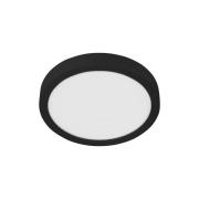 LED-Deckenlampe Fueva 5 IP44 4000K schwarz Ø28,5cm