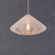 Hängeleuchte Dolwen, weiß, Ø 42,5 cm, Stoff