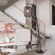 Stehleuchte Wrington, Höhe 194 cm, schwarz, Stahl