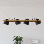 EGLO connect LED-Deckenleuchte Hornwood-Z, 4-fl., schwarz