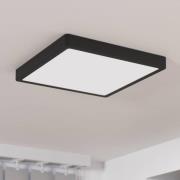 Deckenlampe Fueva 5 IP44 schwarz 3.000 K 28x28cm