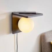 Wandleuchte Ciglie mit QI-Ladefunktion
