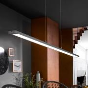 LED-Hängeleuchte Marlo, grau, Länge 120 cm, CCT, Touchdimmer