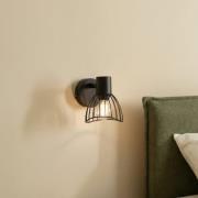 Lindby Deckenleuchte Piena, schwarz, 1-flg., Metall, Ø 9,3cm