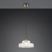 Hängeleuchte Abella, klar, Ø 35 cm, Glas, E27