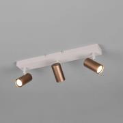 Strahler Taryn, braun, Länge 45 cm, 3-flg., Mini-GU10