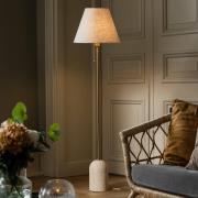 Globen Lighting Stehlampe Gino, Fuß Travertin, beige, 145 cm