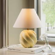 Globen Lighting Tischleuchte DAHLIA, beige/gelb Höhe 31 cm