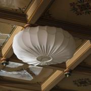 Globen Lighting Deckenlampe BLADVERK, weiß, Ø 50 cm, Textil