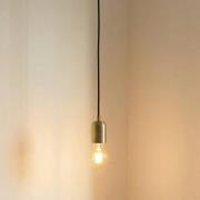 Lindby Pendelleuchte Hattie, Fassung E27, messing, Ø 4,7 cm