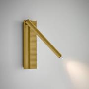 Bover LED-Wandleuchte Arid A/02 sandgelb, Alu, 2.700 K