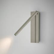 Bover LED-Wandleuchte Arid A/03 grau, Alu, 2.700 K