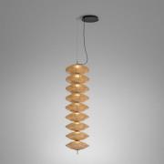 Bover LED-Pendelleuchte Yuyun S/9L, dimmbar 0-10V, beige