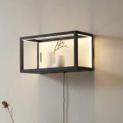 Lindby LED-Wandleuchte Birta, Stecker, Regal, 51 cm, USB