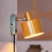 Dyberg Larsen Wandlampe Ocean, curry/türkis, Ausladung 21cm