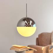 Dyberg Larsen Hängeleuchte Nova D25, opal/chrom, Metall