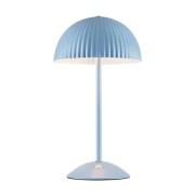 Tischleuchte Zin, blau, Eisen, Höhe 35,5 cm, G9