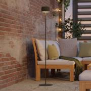 Solar-LED-Terrassenlampe Roccanova-L, grün, Höhe 120 cm