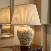 Tischleuchte Leaves mit Porzellan-Fuß