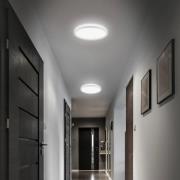 LED-Bad-Deckenleuchte Slim Drip, weiß, Ø 29 cm, IP44