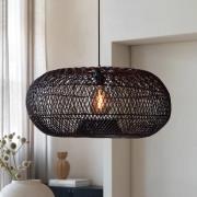 GOOD & MOJO Hängelampe Arizona, rot, Ø 70 cm, Rattan, E27