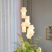 Hängelampe Pilule Up, weiß matt, Ø 15 cm, Glas