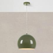 Pendellampe Pop, Ø 28 cm, grün, Metall