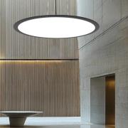 LED-Hängelampe Grande, schwarz, Ø 60 cm, Metall, CCT