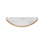 Wandleuchte Cleo D1DR410, Eichenholz, 41 cm lang, E27