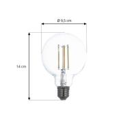 LUUMR Smart LED E27 G95 7W ZigBee Tuya Hue 2er-Set